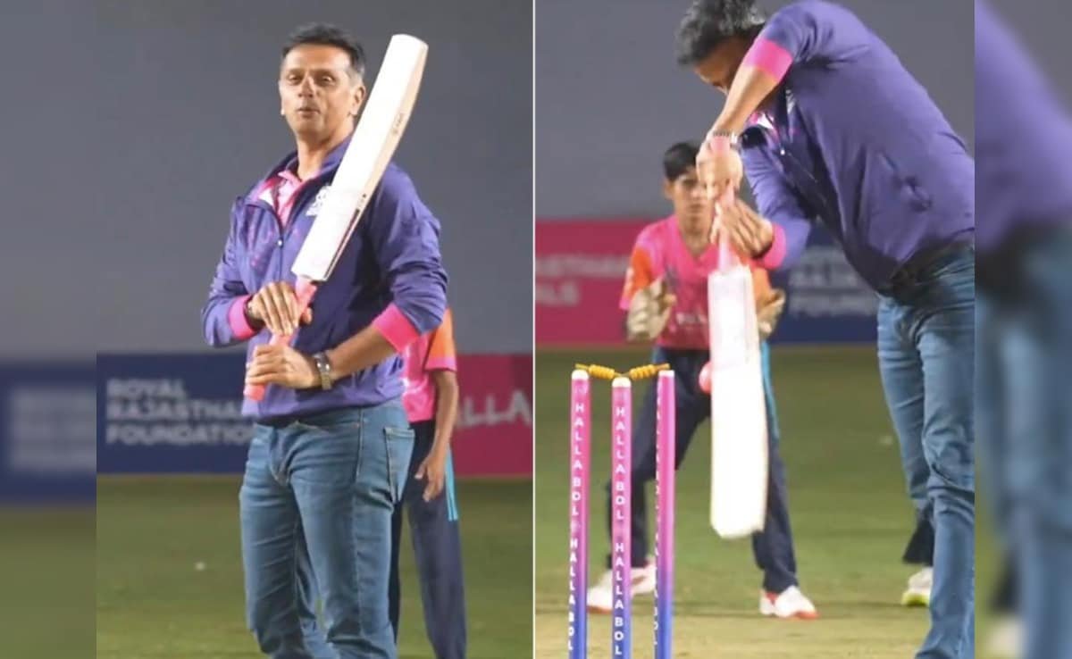 Wall Breached: Rahul Dravid Can’t Believe As Young Girl’s Delivery Beats India Great. Watch