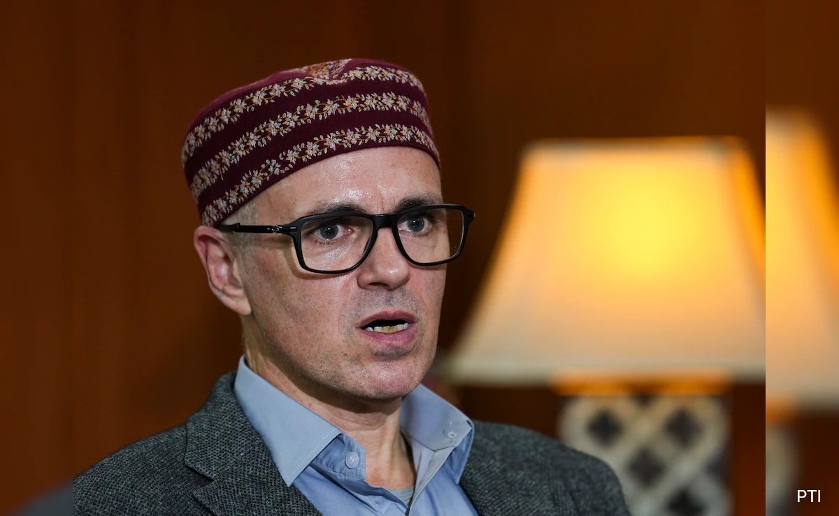 Jammu And Kashmir Chief Minister Omar Abdullah